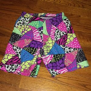 Kids patterned long spandex